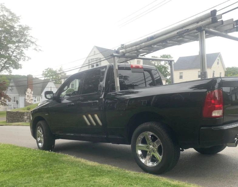 Fleet vehicle cleaning service being performed by Cleveland Power Washing in Cleveland